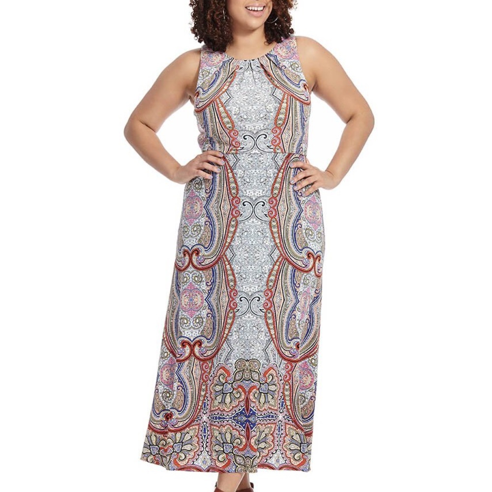 London Times Blouson Maxi
